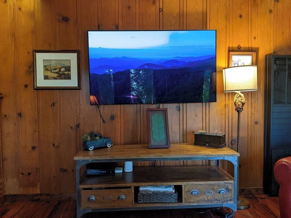 65 in 4k Big screen with HDMI video game input.