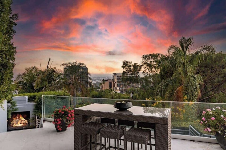 Backyard Sunset