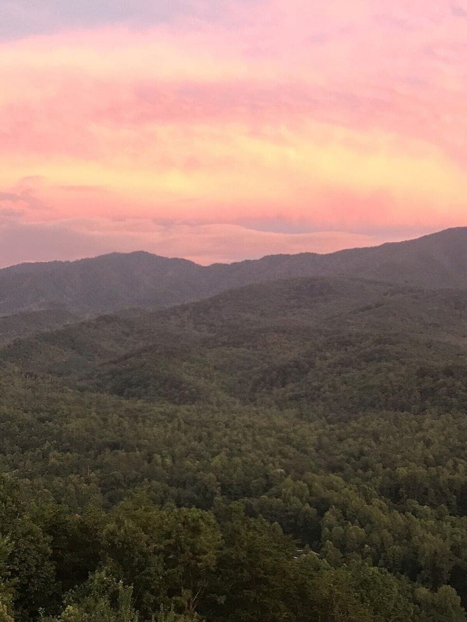 twilight picture.  Taken in neighborhood.  Quality from balcony would be same.