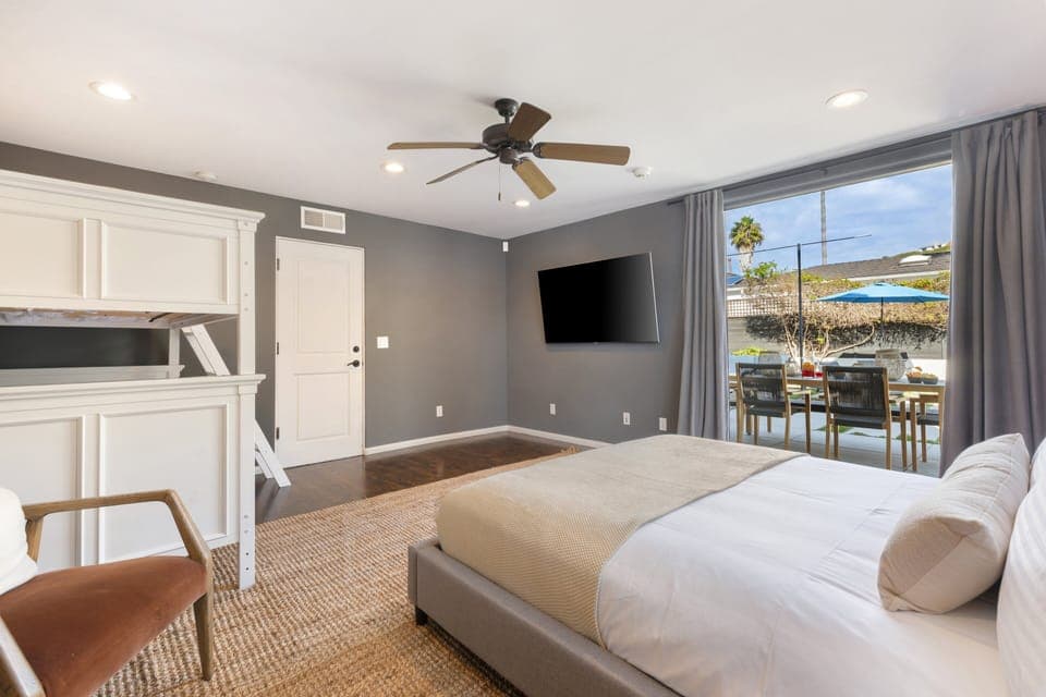 Patio access from bedroom 5.