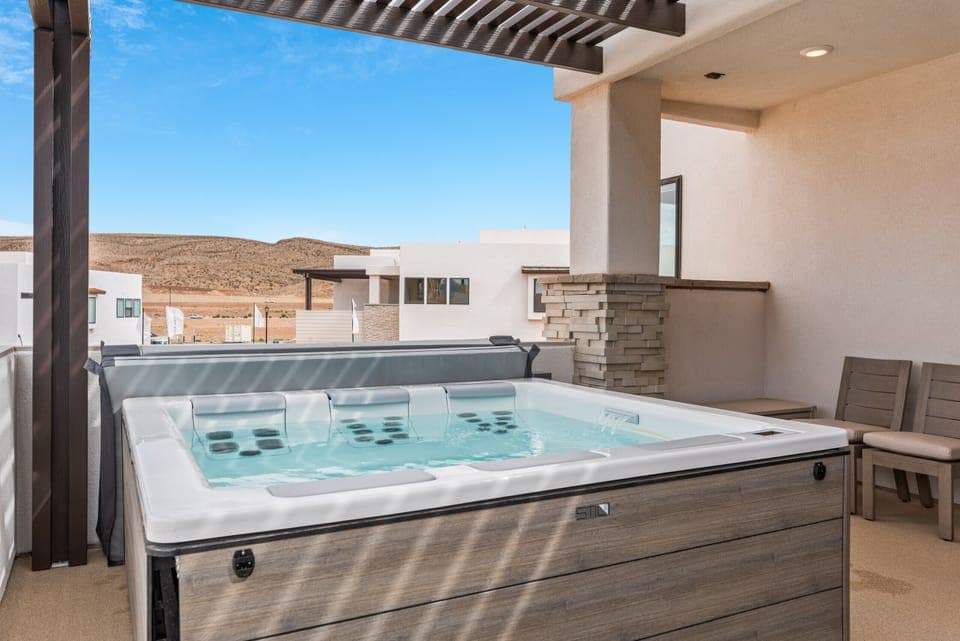 2nd Level Patio Private Hot Tub