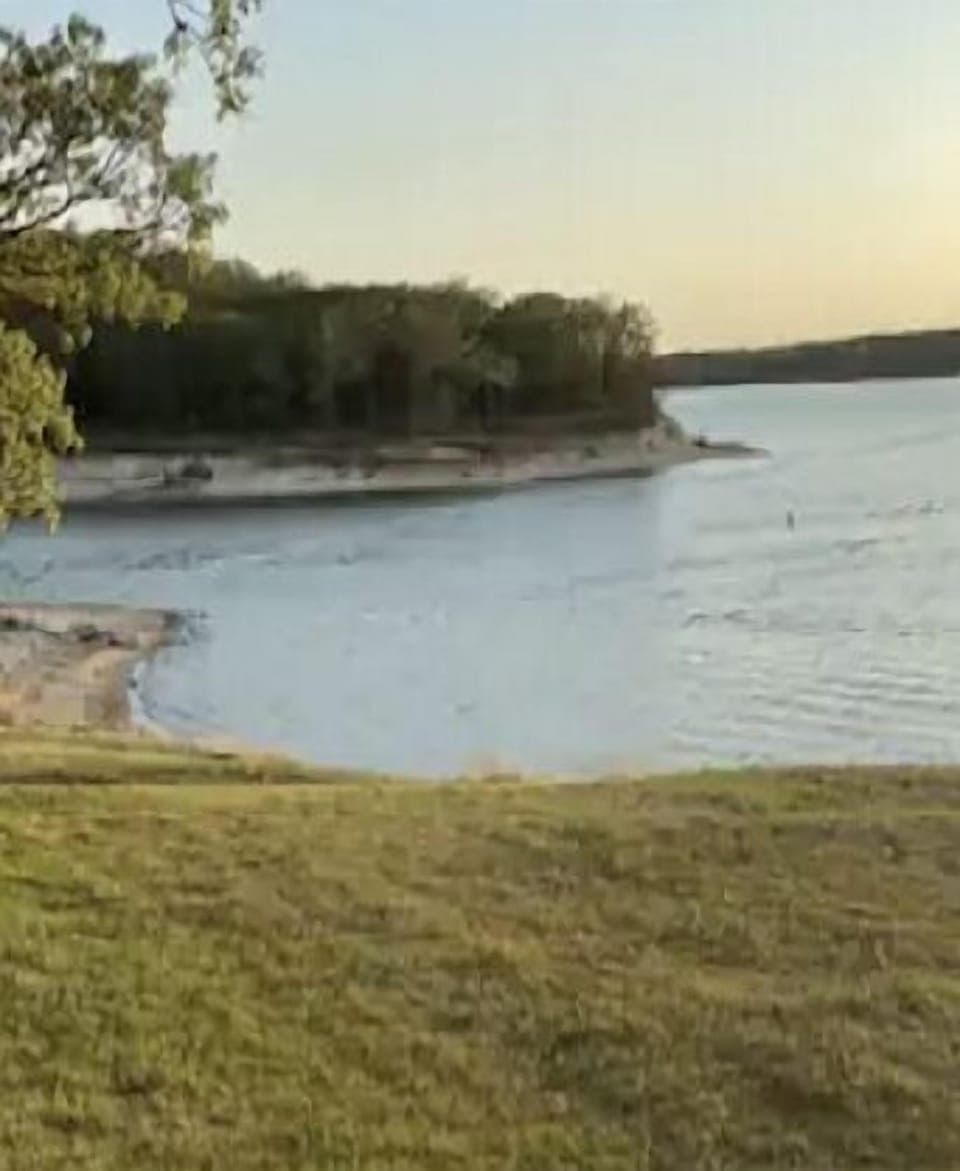 Lake Texoma view from Grand Pappy's Marina. About 5 minutes from the Cabin!