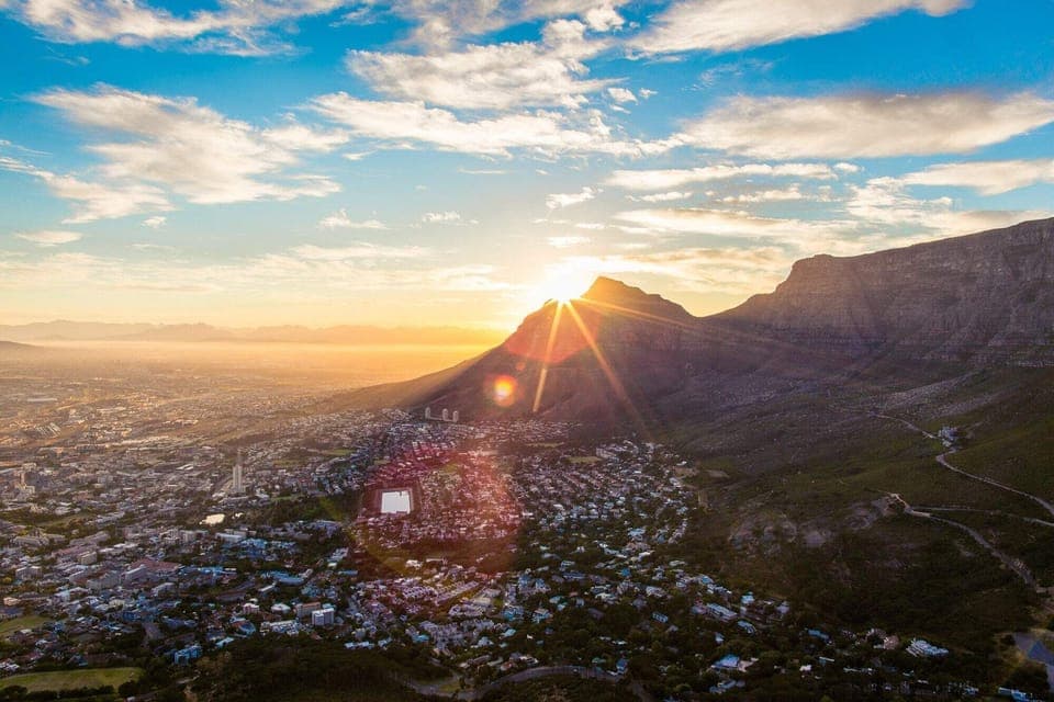 View over Cape Town - Table Mountain