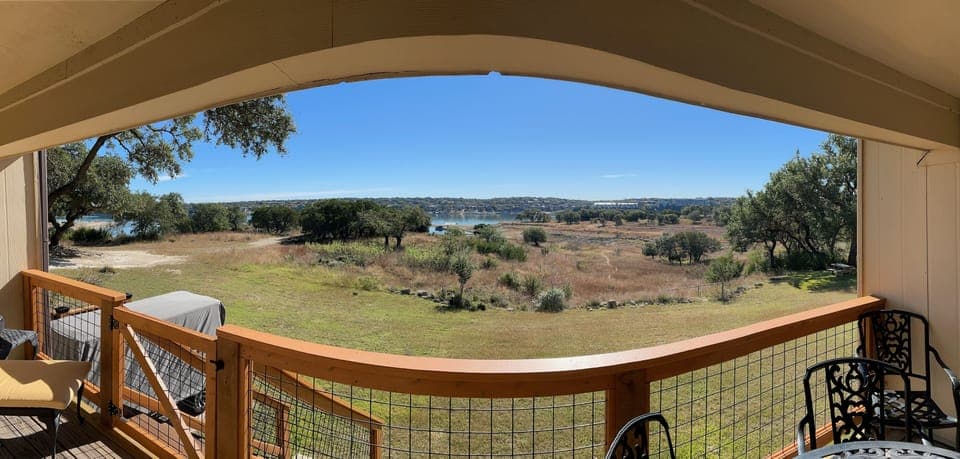 Main Level Patio Overlooking Lake Travis