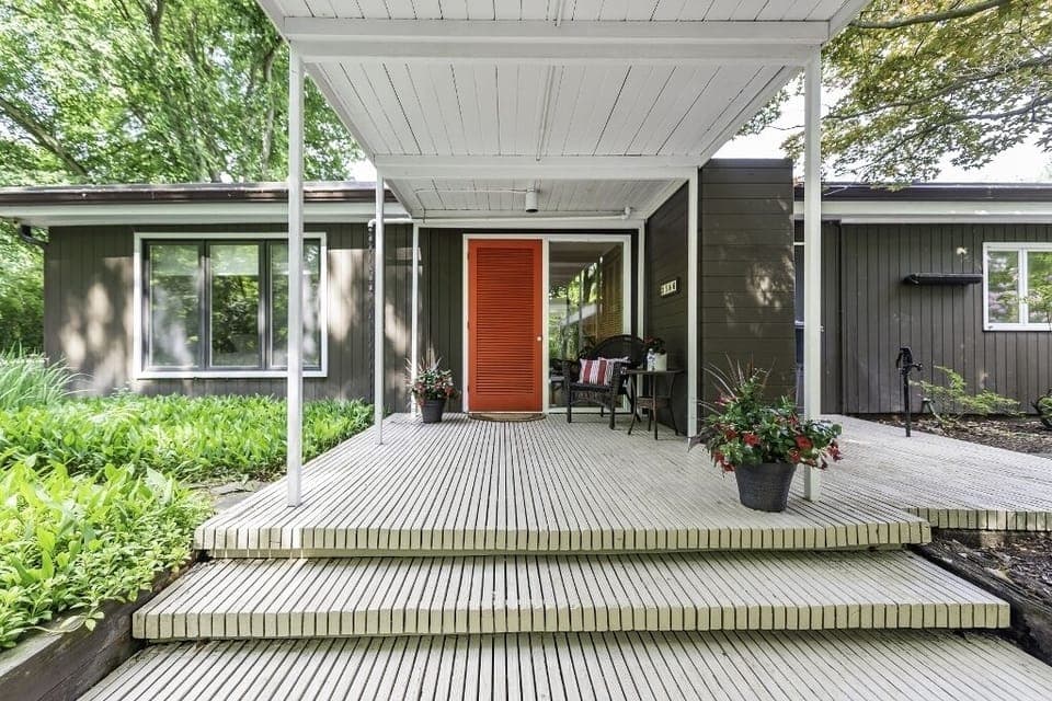 Front entry

