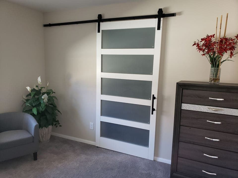 Door to primary bath (closed)