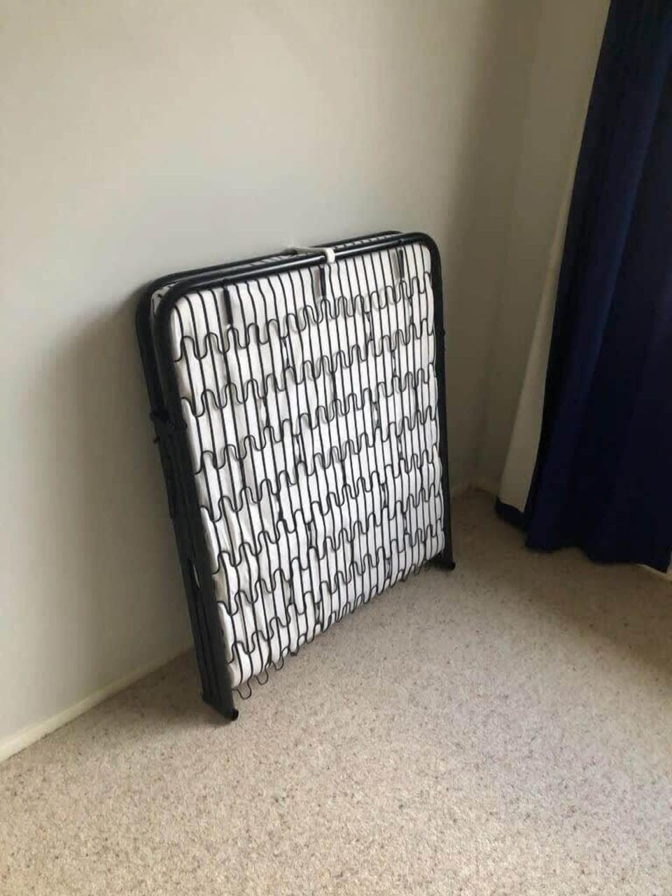 Single child put up bed