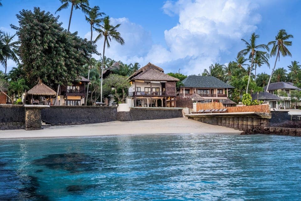 Private beach,Territory of the resort