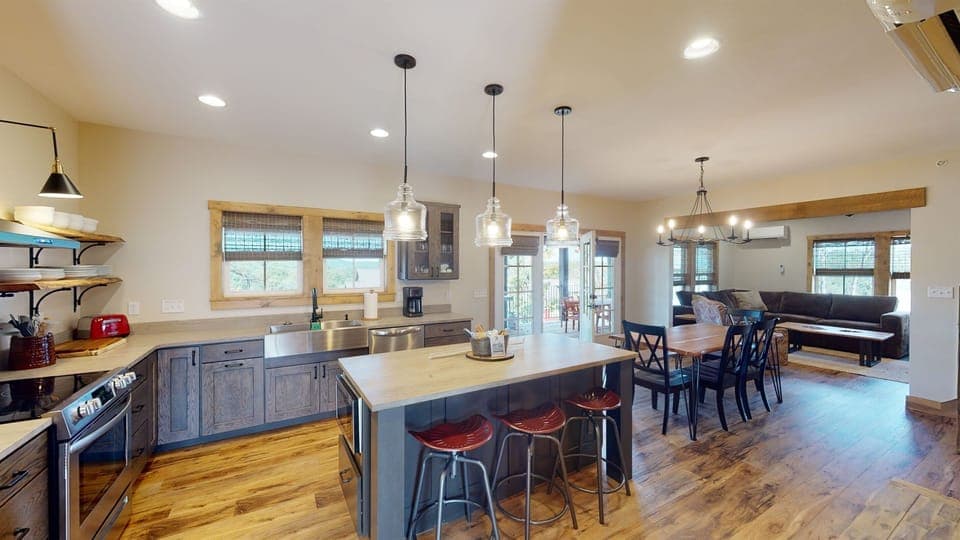 fully appointed kitchens