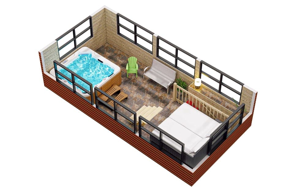 Cozy Cupola Retreat with Hot Tub & Twin Beds.