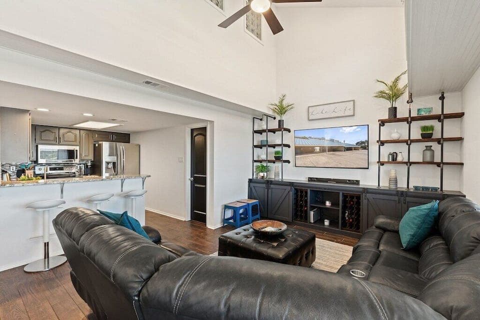 Smart TV and relaxing living area