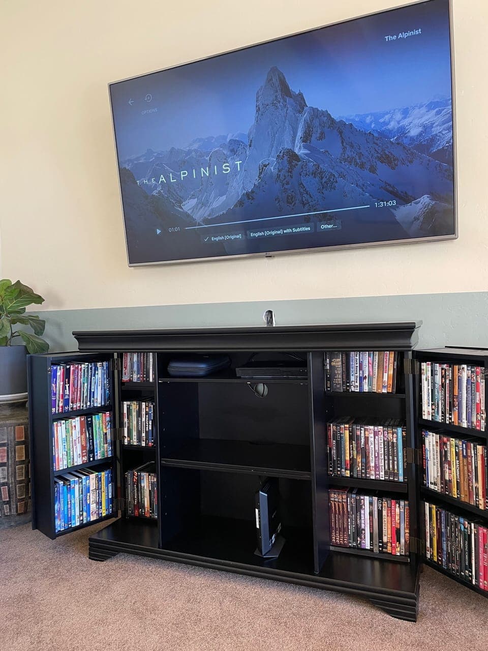 3rd floor: Smart TV and wide array of DVD movies for kids and adults.