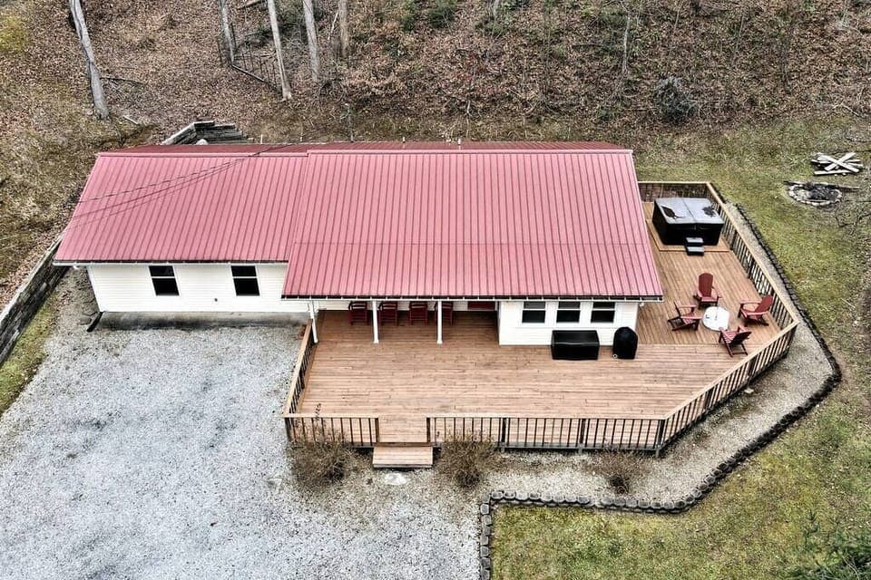 Overhead view of Shiner's Hollow
