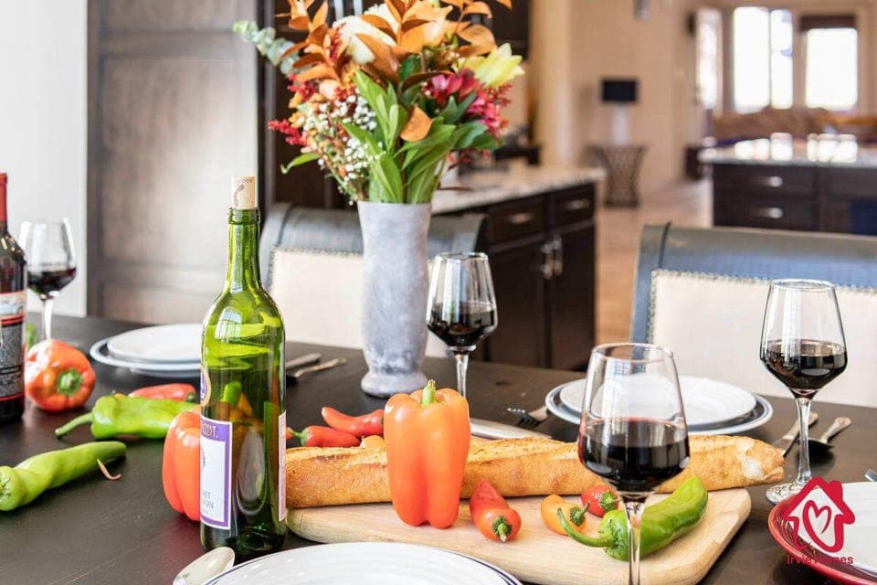 Dining area perfect for family gatherings