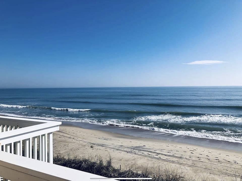 Private balcony views off main living floor. 