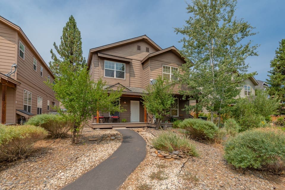 Front of Home (driveway and garage are in the back of the home).