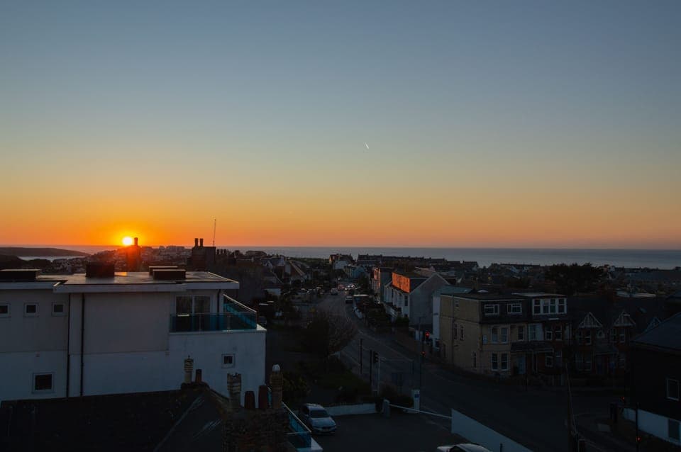 Second floor: Watch the sunset go down from the luxury of the top floor balcony