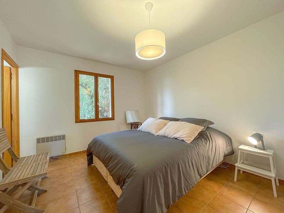 shower room adjoining the bedroom on the second floor