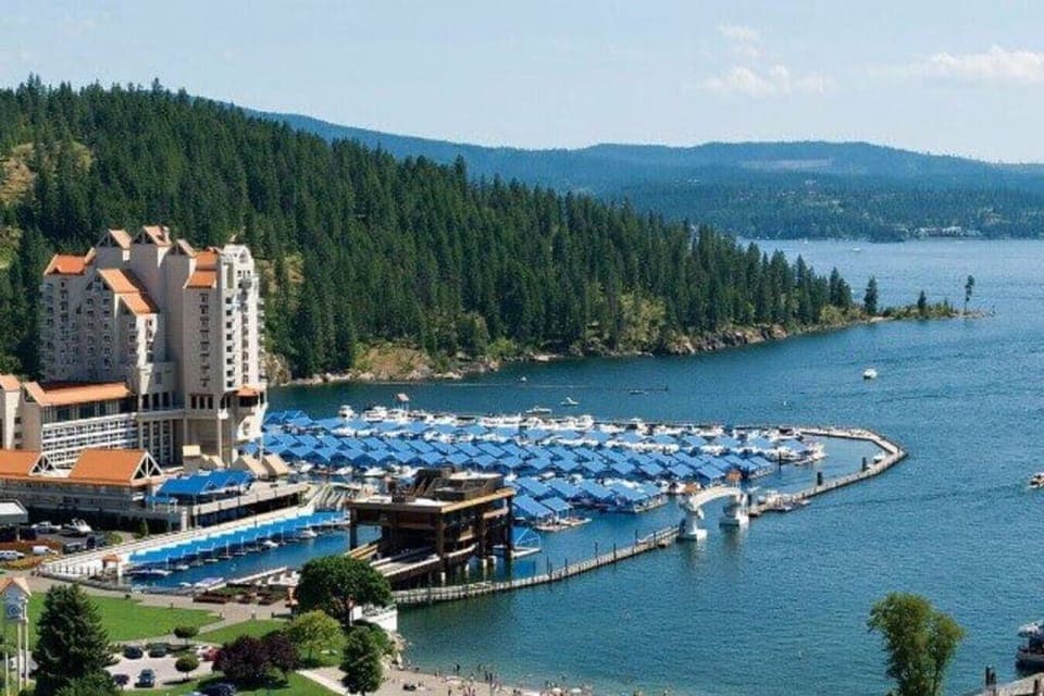 Coeur D Alene is a great spot to checkout for a day trip!