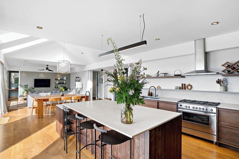 Open plan Kitchen, Dining and Living