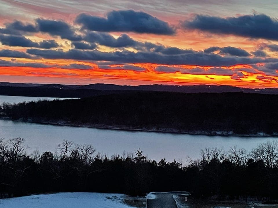 This STUNNING sunset could be your view!!