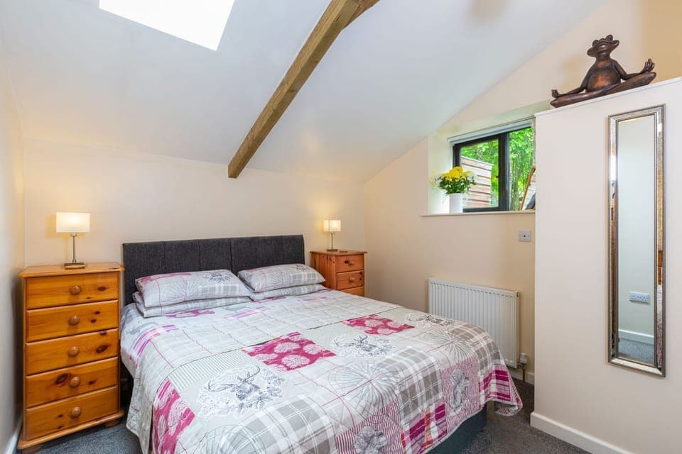 Master bedroom with king size bed