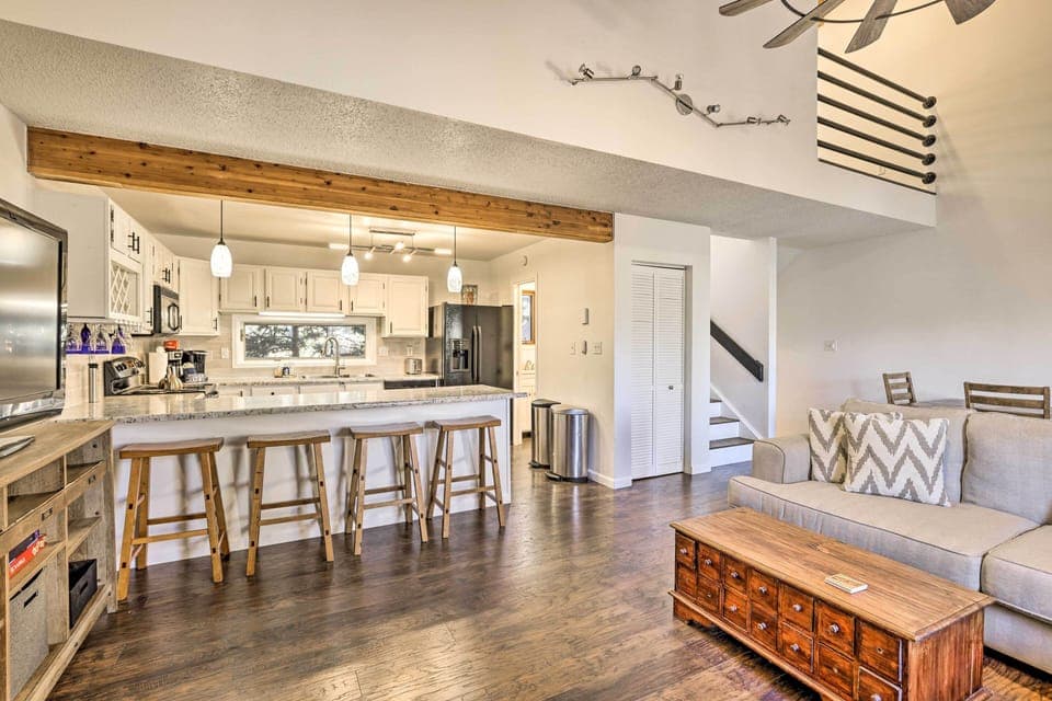 Kitchen | Fully Equipped | Breakfast Bar w/ Seating
