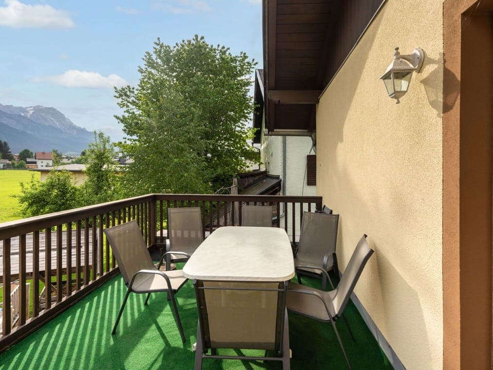 Sky, Table, Furniture, Daytime, Property, Plant, Mountain, Azure, Chair, Nature
