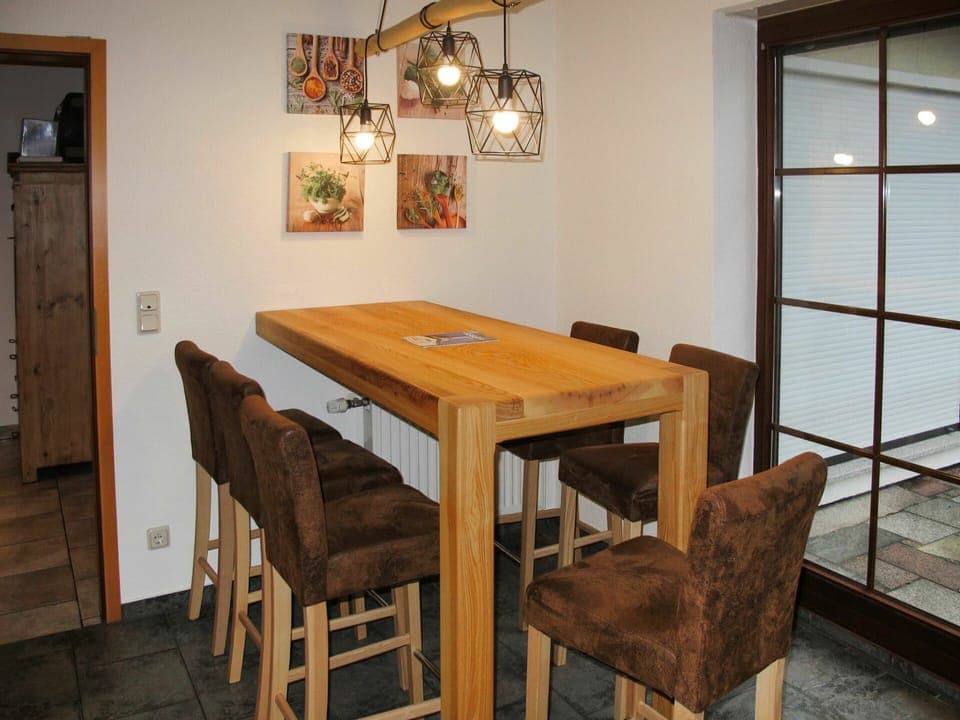 Table, Furniture, Picture Frame, Chair, Wood, Lighting, Interior Design, House, Flooring, Floor