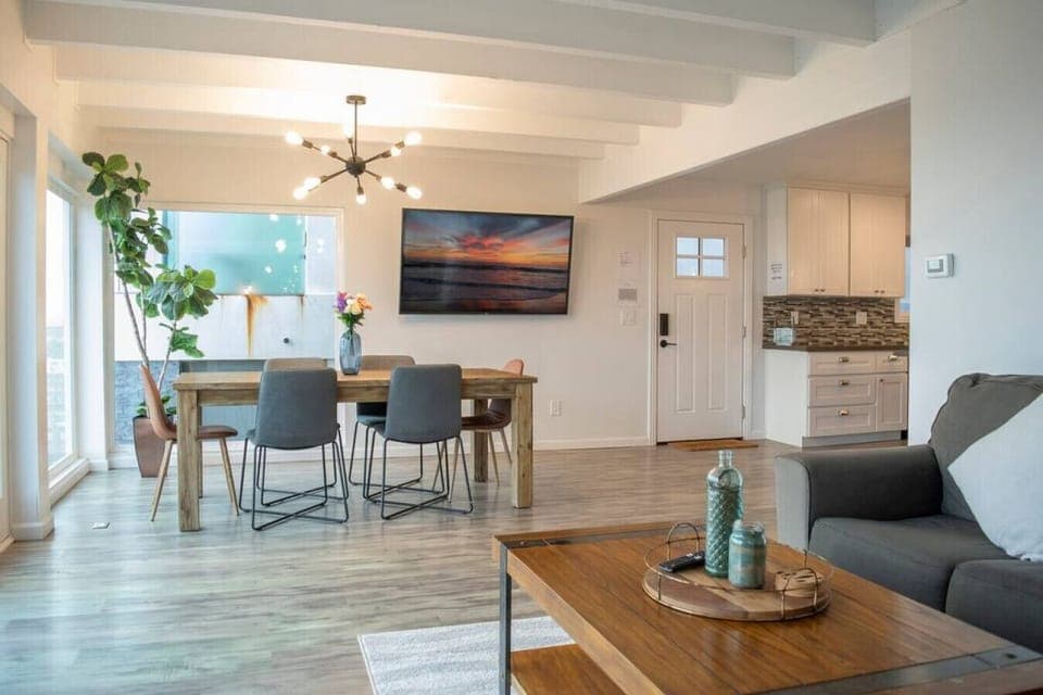 Floor #1 (Condo #1) open concept living room, dining, room, and kitchen.