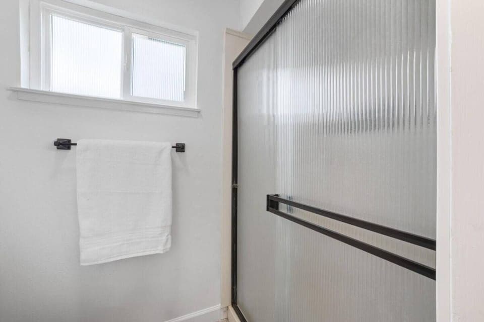 Master bathroom with shower