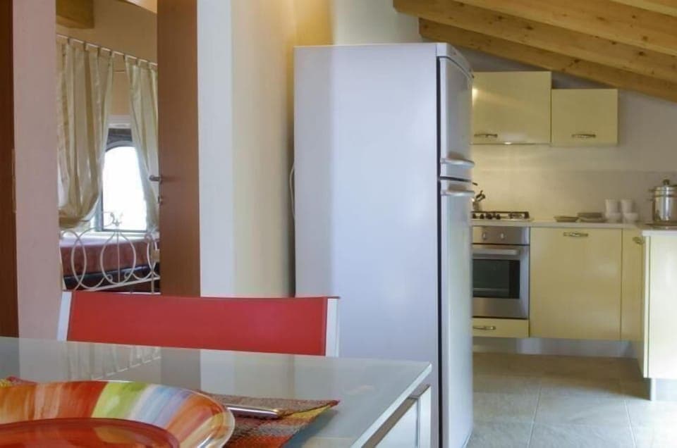 living room and kitchen