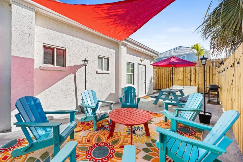 Furnished Backyard