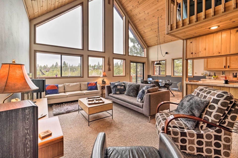 Truckee Vacation Rental | 3BR | 2BA | 1,900 Sq Ft | Access Only By Stairs