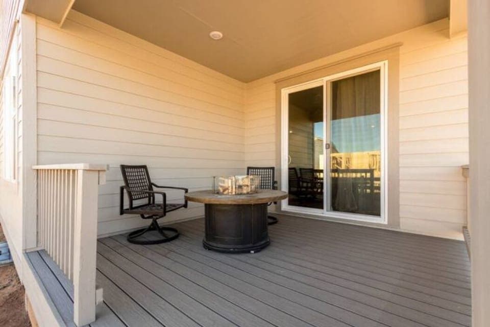 Backyard patio 
