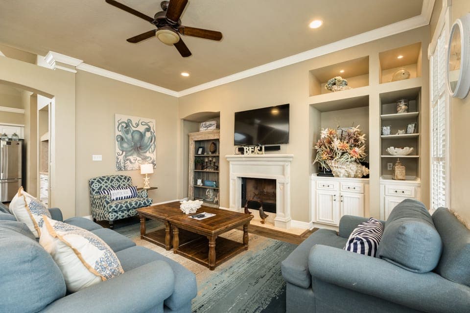 Enjoy comfort and relaxation in the living area