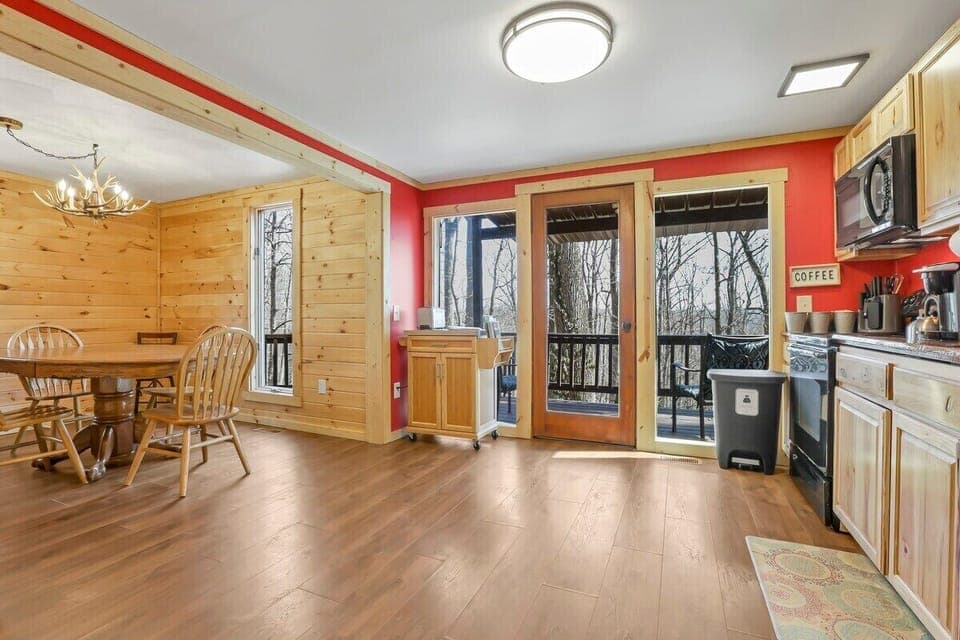 Main floor kitchen and dining room