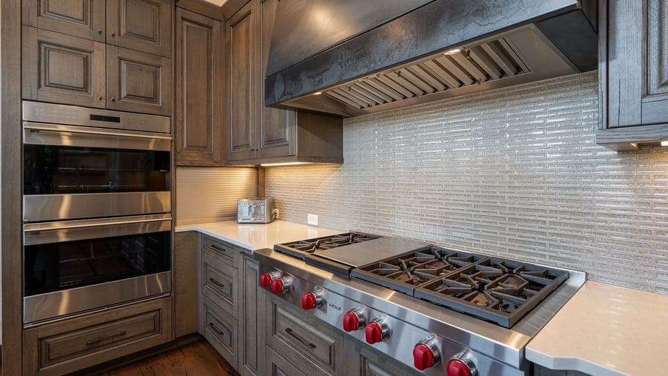 Professional gas range