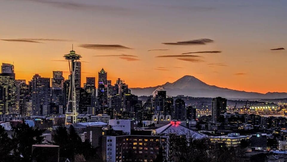 The Seattle Sunrise view