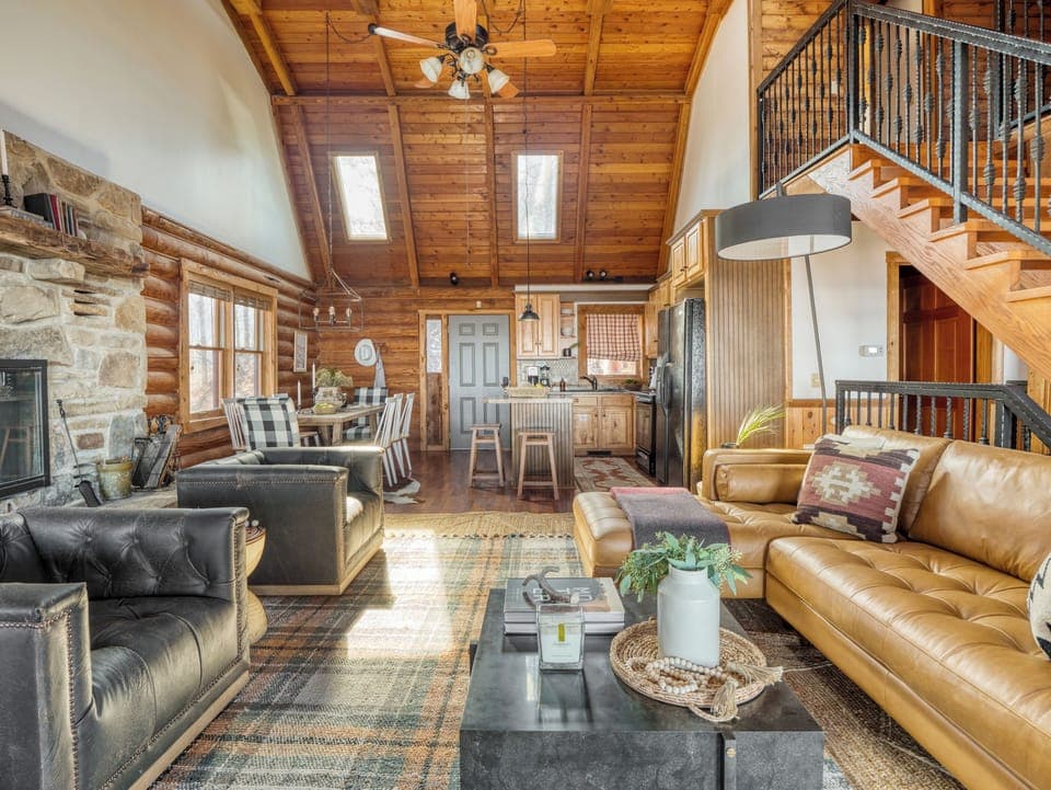 An open-floor plan.