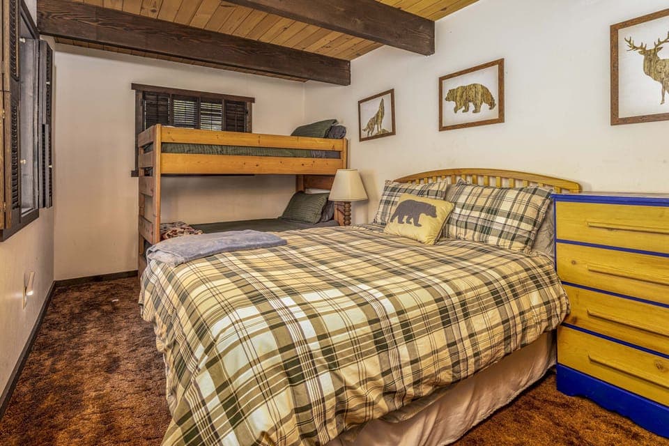 Bedroom 2 | Queen Bed | Twin Bunk Bed | Lower Level