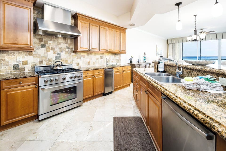 Kitchen - 
Bella Riva Resort, Okaloosa Island, Fort Walton Beach, FL Vacation Rentals