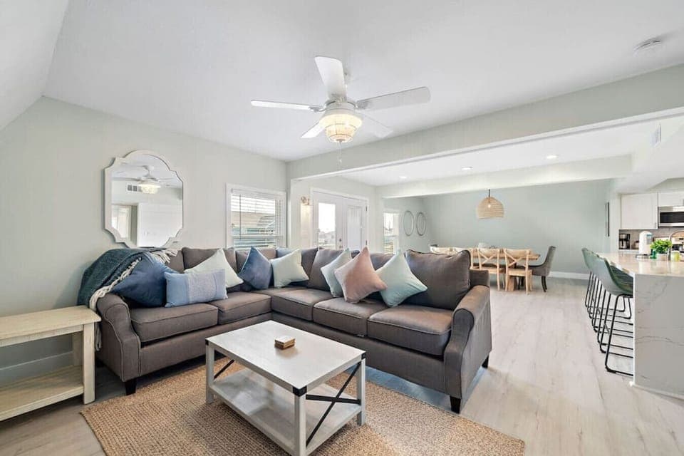 This is the main living room area of the home