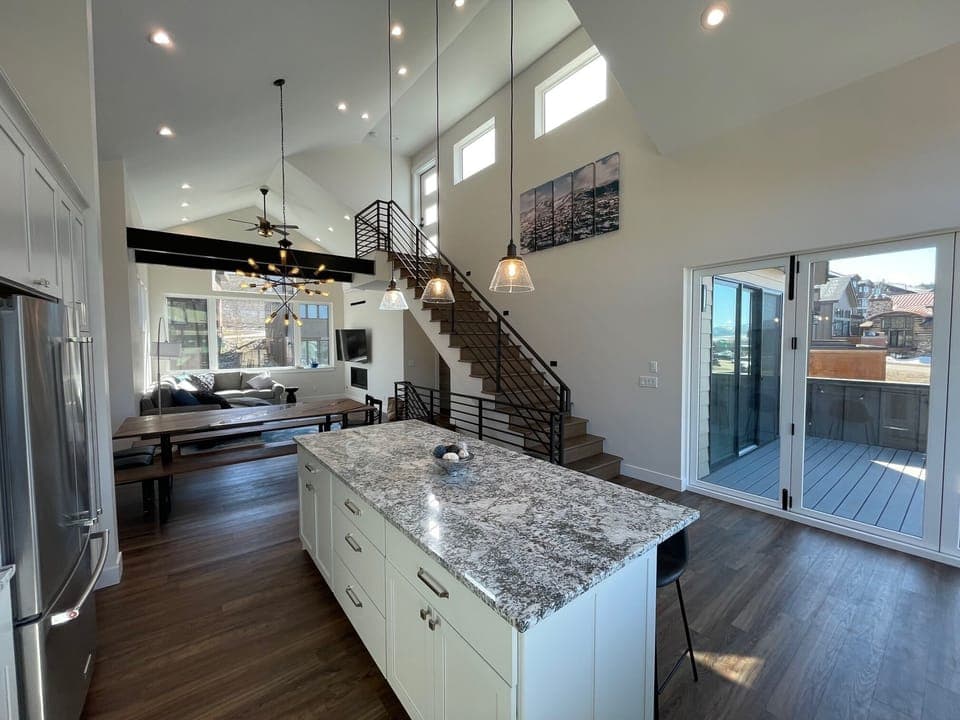 Kitchen and Dining Room Area