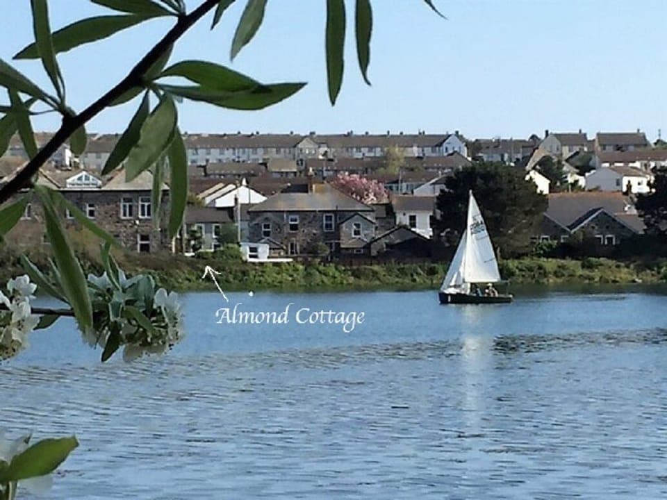 Almond cottage across the Hayle Estuary