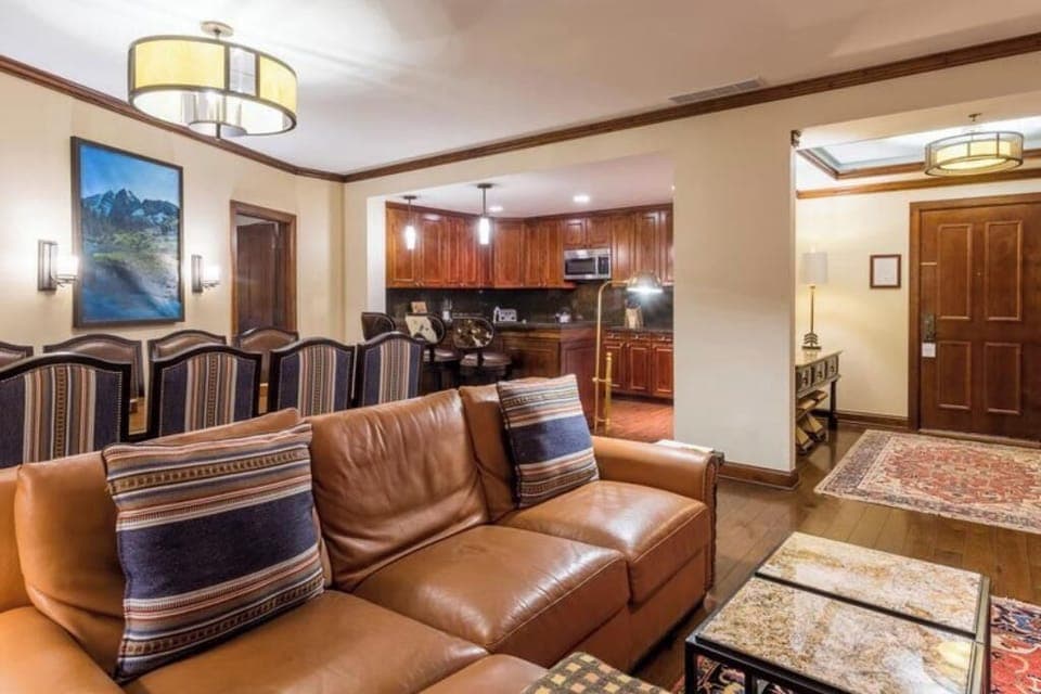 Open living and dining