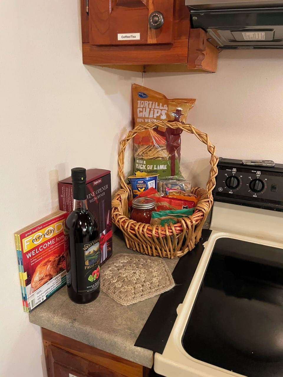Complimentary snacks. 
