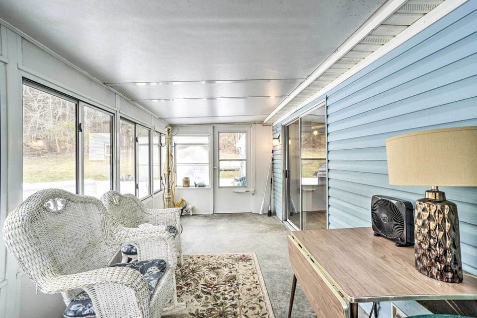 Enclosed Porch | Backyard | Gas Grill