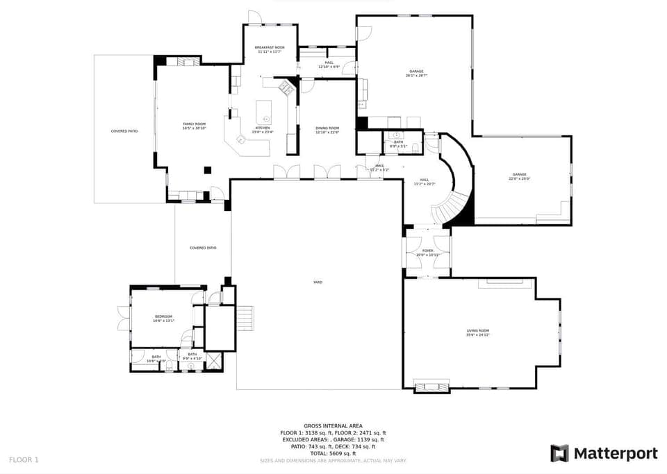 MiraVista Vineyard - First Level Floor Plan - MiraVista Vineyard - First Level Floor Plan