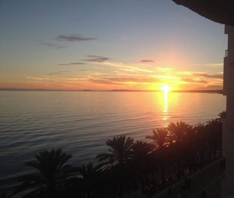 Amazing sunset from the terrace every evening